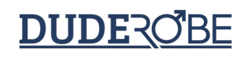 the duderobe luxury hooded bathrobe logo